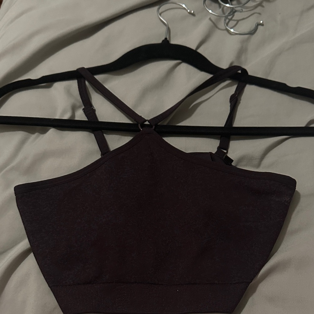 Women's Dark purple sports Bralette